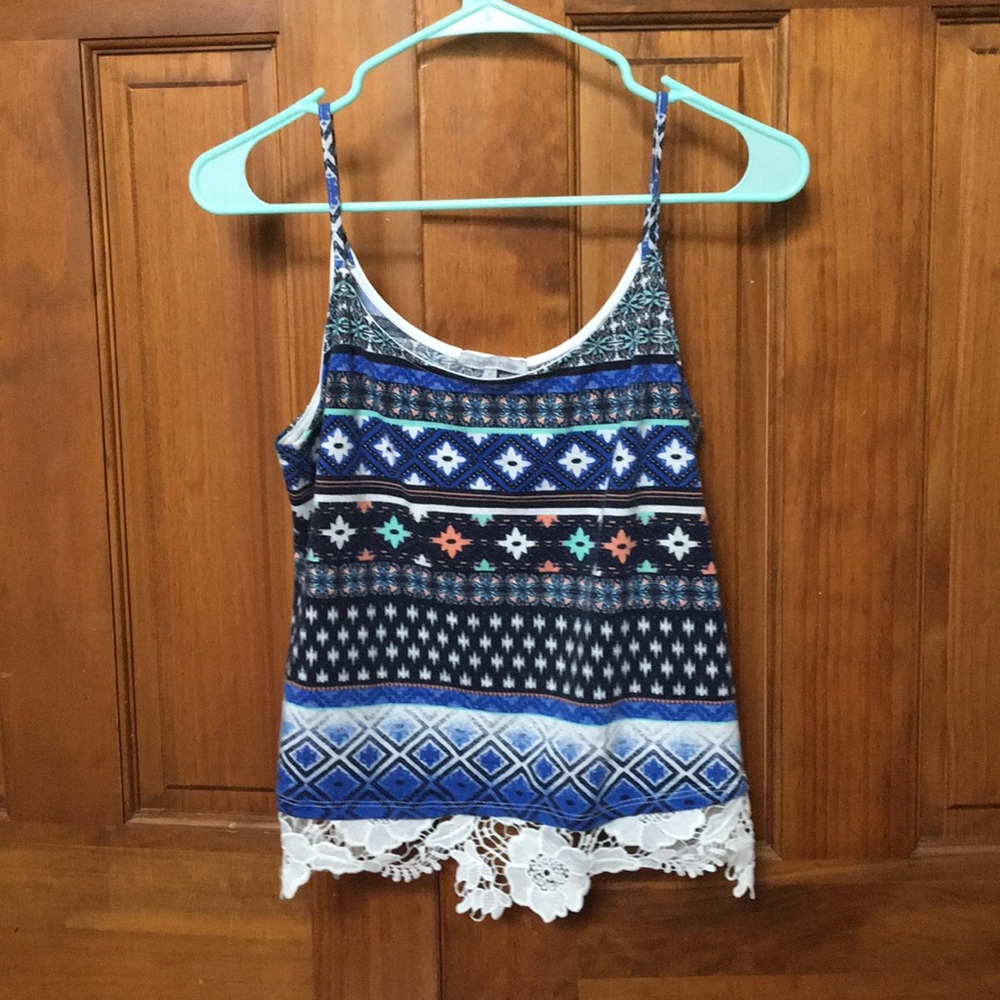 pattern tank top